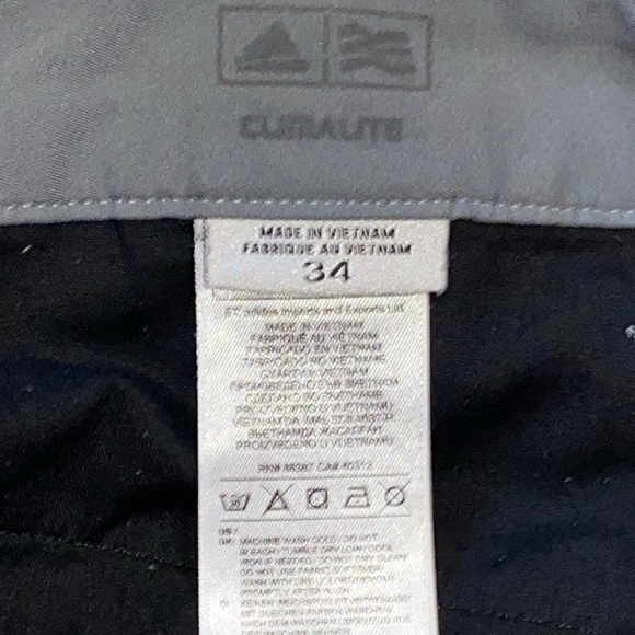 MENS GRAY ADIDAS SHORTS Climalite Performance - Picture 5 of 5
